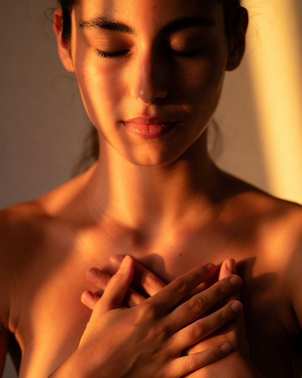 vrouw massage hoofd